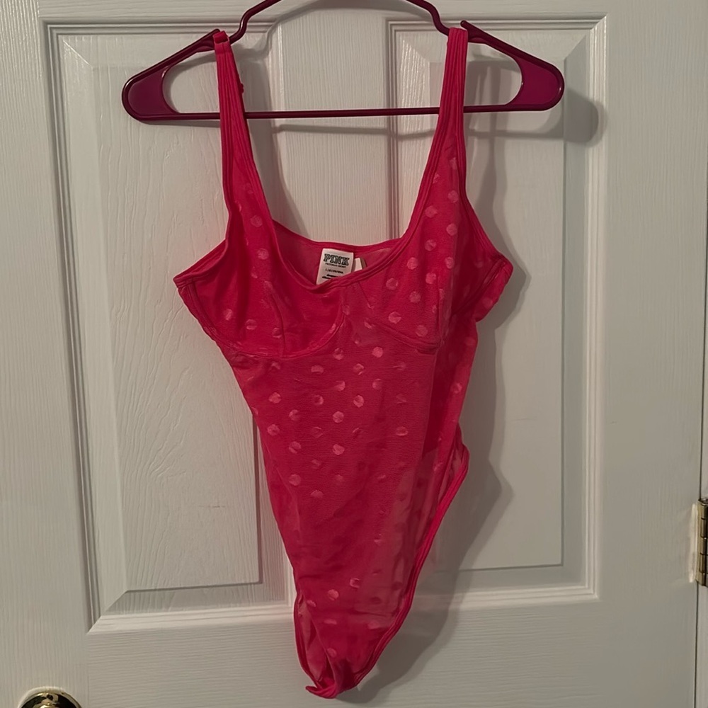 VS PINK mesh bodysuit - Picture 2 of 7
